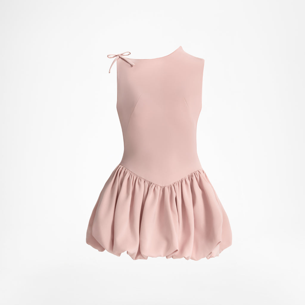 BLOOM – Đầm lụa dáng phồng