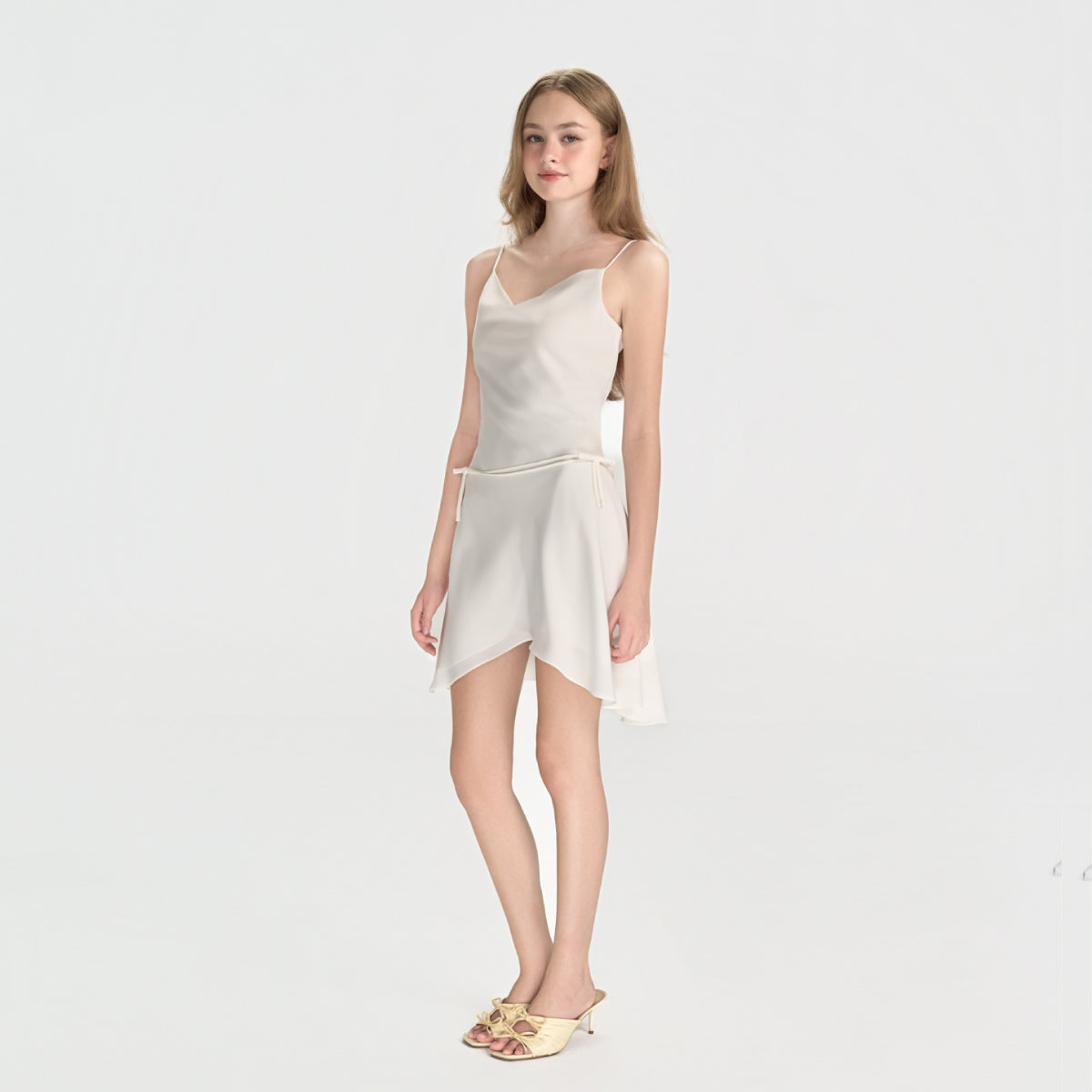 FAIRY – Đầm lụa cổ đổ